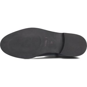 Notre-V - 3262 - Enkellaarsjes - Zwart - Leer