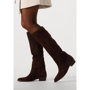 Notre-V - Hoge Laarzen - Bruin - Leer