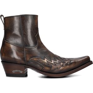 Sendra - 12185P - Cowboylaarzen - Bruin - Leer met Vlammenpatroon
