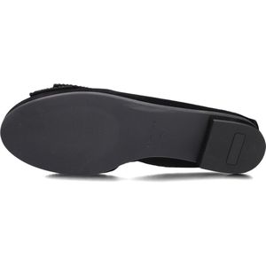 Stefano Lauran - Ballerina Pumps - Zwart - Leer - Model 21105