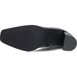 Notre-V - 33028 - Enkellaarsjes - Zwart - Leer