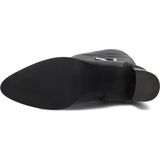 Lina Locchi - Hoge Laarzen - Zwart - Leer