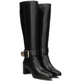 Lina Locchi - Hoge Laarzen - Zwart - Leer