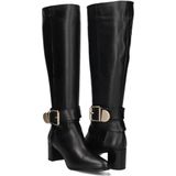 Lina Locchi - Hoge Laarzen - Zwart - Leer