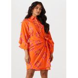 Notre-V - NV-FLEURETTE - Jurk - Oranje - Katoen
