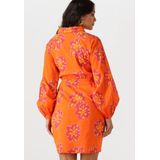 Notre-V - NV-FLEURETTE - Jurk - Oranje - Katoen
