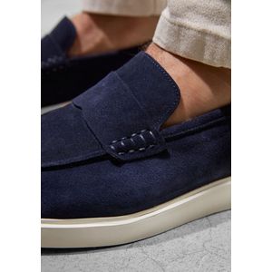 STEFANO LAURAN - 7183 - Loafers - Blauw - Suède