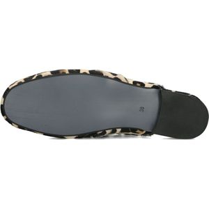 Notre-V 5617 Instappers - Dames - Beige - Suède - Comfortabele Zool