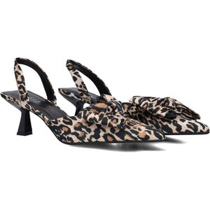 BLASZ - DAW0798 - Hakken Dames - Zwart - Textiel - Kitten Heel 6 cm