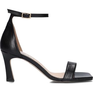 Notre-V - 86605 - Sandalen - Zwart - Leren Binnenkant - Verstelbare Gesp