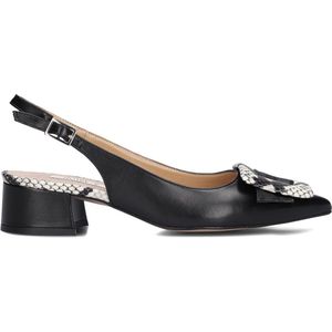 Notre-V 3341 Hakken Dames - Zwart - Leer