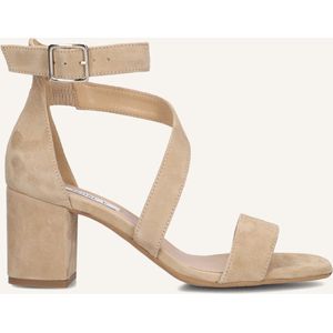 Notre-V - Model 16036 - Sandalen - Beige - Leer/Leatherlook