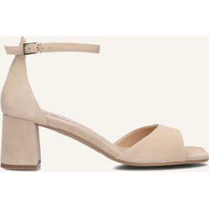Notre-V - Sandalen - Beige - Suède Binnenkant - Kunststof Zool