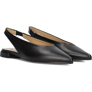 Notre-V 12218 Hakken Dames - Zwart - Leer - Blokhak 2 cm