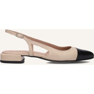 Lina Locchi - Slingbacks - Zwart - Leer - Elegante Pumps voor Dames