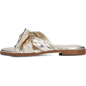 Stefano Lauran - 24153 - Slippers - Geel - Leer