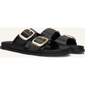 Notre-V - 227066 - Slippers - Zwart - Leer