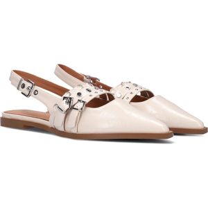 Stefano Lauran - D241192129 - Slingback Schoenen - Wit - Dames - Leer