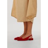 Stefano Lauran - Slingbacks - Rood - Suède