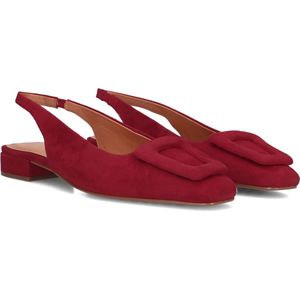 Stefano Lauran - Slingbacks - Rood - Suède