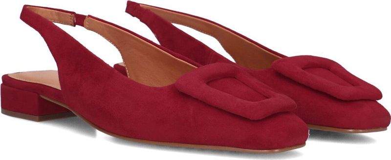 Stefano Lauran - Slingbacks - Rood - Suède