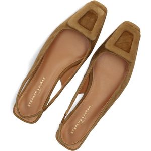 Stefano Lauran - 58577A - Slingback Schoenen - Bruin - Linnen