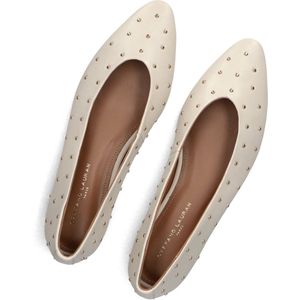 STEFANO LAURAN X1417 Ballerina's - Wit - Suède - Leren Binnenvoering
