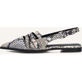 Stefano Lauran - D241192129 - Ballerina's - Beige - Leer