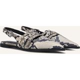 Stefano Lauran - D241192129 - Ballerina's - Beige - Leer