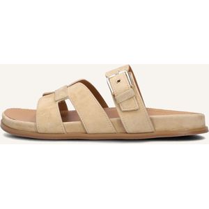 Stefano Lauran - Zomer Slippers - Beige - Suède