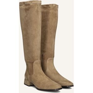 Notre-V - 25180 - Laarzen - Taupe - Suède - Dames