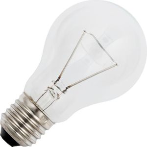 Gloeilamp | Grote fitting E27 | Standaardlamp | Helder | 60mm | 60W