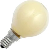 Schiefer - E14 Kogel Gloeilamp - Geel - 15W - Dimbaar