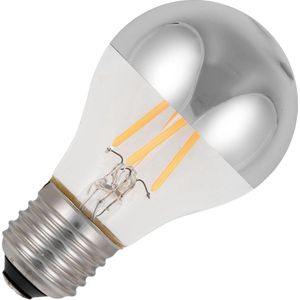 SPL - LED Filament Kopspiegel - Zilver - E27 - Dimbaar - 4W