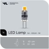 SPL - LED Steeklamp G4 - Dimbaar - Warm Wit - 1W - 12V