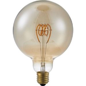 123led LED lamp E27 | Globe G125 | Filament | Goud | 2200K | Dimbaar | 4.5W (15W)