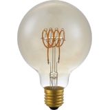 123led LED lamp E27 | Globe G95 | Filament | Goud | 2000K | Dimbaar | 4.5W (15W)