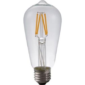 123led LED lamp E27 | Edison ST58 | Filament | Helder | 2500K | Dimbaar | 4W (30W)