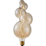 123led XXL lamp E27 | Bubble-5 FleX | Gold | 2000K | Dimbaar | 4W