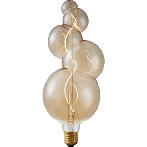 123led XXL lamp E27 | Bubble-5 FleX | Gold | 2000K | Dimbaar | 4W