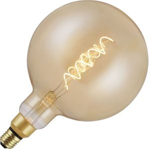 XXL LED filament globe 200 FLEX, E27, goud, dimbaar, 250 Lumen, 20 cm