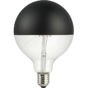 Filament Globe G125 - E27 - Kopspiegel Zwart