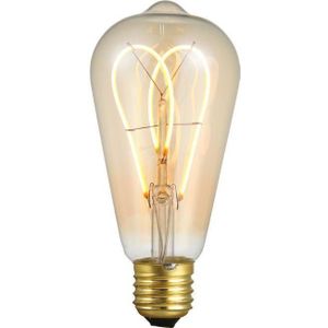 SPL - LED Edisonlamp - 2200K - Grote Fitting E27 - 5W Dimbaar