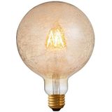 123led - Globe G125 - Led Lamp - Ijs-Goud - Dimbaar - 12,5 cm