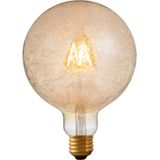 123led - Globe G125 - Led Lamp - Ijs-Goud - Dimbaar - 12,5 cm