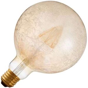 123led LED lamp E27 | Globe G125 | Filament | Ice | Goud | 2000K | Dimbaar | 4W (21W)