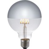 123led - Bollamp - Zilverkleurig - E27-fitting - Dimbaar