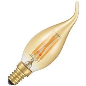 SPL LED Filament Kaars Tip (GOUD) - 4W / DIMBAAR