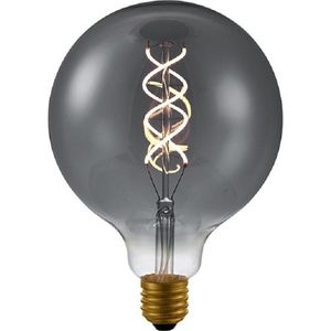 123led LED lamp E27 | Globe G95 | Filament | Smokey | 2200K | Dimbaar | 5W (13W)