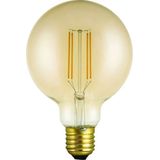 123led LED lamp E27 | Globe G95 | Filament | Goud | 2200K | Dimbaar | 4W (32W)